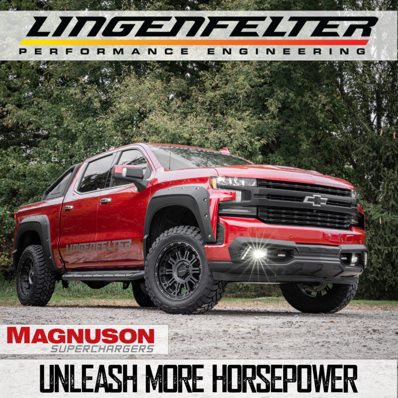 Lingenfelter Magnuson GM Magnum DI 5.3 6.2L 2019 and Newer Truck SUV Intercooled Supercharger Package